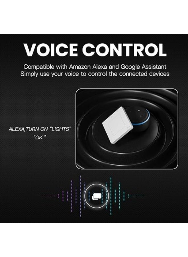 MOES مفتاح ذكي MOES Push Ring Zigbee – 3 مجموعات (رمادي) - Image 2